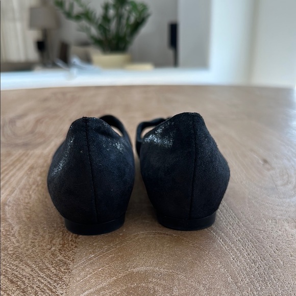 NWOT Munro Women's Black Peep-Toe Shoes 7 - Picture 3 of 7